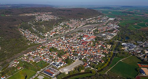 Luftbild von Treuchtlingen