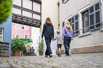 Museumsgebäude Ausgang Blaues Haus